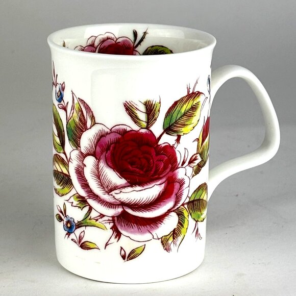 Henley Collection Rose Fine Bone China Mug - Made in England (2008) - Picture 1 of 10